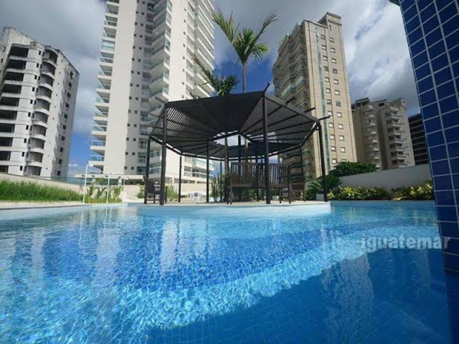 Apto Com Vista Para O Mar Com 2 Vagas - Guarujá Eksteriør billede
